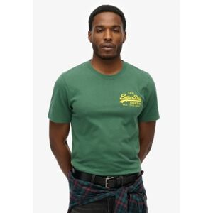 Superdry für Herren. M1012099A Grünes besticktes Vintage-T-Shirt (XL), Lässig, Baumwolle, Kurzarm Superdry für Herren. M1012099A Grünes besticktes Vintage-T-Shirt (XL), Lässig, Baumwolle, Kurzarm