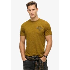 Superdry für Herren. M1012128A Copper Label Senf T-Shirt mit lockerer Passform (L), Lässig, Baumwolle, Kurzarm Superdry für Herren. M1012128A Copper Label Senf T-Shirt mit lockerer Passform (L), Lässig, Baumwolle, Kurzarm