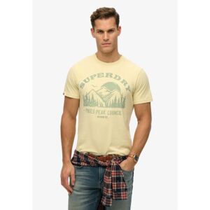 Superdry für Herren. M1012177A Lo-fi Outdoor-T-Shirt Mono gelb (M), Lässig, Baumwolle, Kurzarm Superdry für Herren. M1012177A Lo-fi Outdoor-T-Shirt Mono gelb (M), Lässig, Baumwolle, Kurzarm
