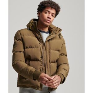 Superdry für Herren. M5011743A Everest Steppjacke mit Kapuze grün (M), Lässig, Polyester, Langarm Superdry für Herren. M5011743A Everest Steppjacke mit Kapuze grün (M), Lässig, Polyester, Langarm
