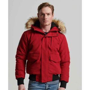 Superdry für Herren. M5011113A Rote Bomberjacke Everest (S), Lässig, Polyester, Langarm Superdry für Herren. M5011113A Rote Bomberjacke Everest (S), Lässig, Polyester, Langarm