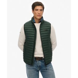 Superdry für Herren. M5012245A Fuji Lite wattierte Weste grün (XL), Lässig, Polyamid Superdry für Herren. M5012245A Fuji Lite wattierte Weste grün (XL), Lässig, Polyamid