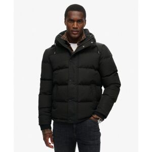 Superdry für Herren. M5011743A Everest Steppjacke mit Kapuze schwarz (M), Lässig, Polyester Superdry für Herren. M5011743A Everest Steppjacke mit Kapuze schwarz (M), Lässig, Polyester