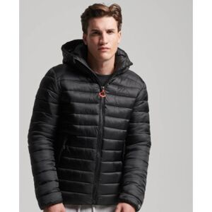 Superdry für Herren. M5011821A Fuji Sport Steppjacke mit Kapuze schwarz (M), Lässig, Nachhaltig, Recyceltes Nylon Superdry für Herren. M5011821A Fuji Sport Steppjacke mit Kapuze schwarz (M), Lässig, Nachhaltig, Recyceltes Nylon