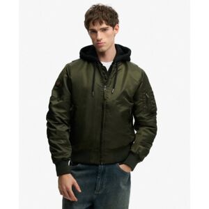 Superdry für Herren. M5012355A Bomberjacke Ma1 grün (XXL), Lässig, Nylon Superdry für Herren. M5012355A Bomberjacke Ma1 grün (XXL), Lässig, Nylon