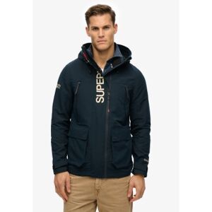 Superdry für Herren. M5012104A Windschutzjacke mit Kapuze und Stickerei Ultimate navy (M), Lässig, Polyester, Marine Superdry für Herren. M5012104A Windschutzjacke mit Kapuze und Stickerei Ultimate navy (M), Lässig, Polyester, Marine