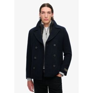 Superdry für Herren. M5011792A 2-in-1-Wolljacke navy (M), Lässig, Wolle, Marine Superdry für Herren. M5011792A 2-in-1-Wolljacke navy (M), Lässig, Wolle, Marine