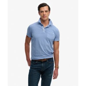 Superdry für Herren. M1110486A Polo Classic Baumwolle Leinen blau (XL), Lässig, Kurzarm Superdry für Herren. M1110486A Polo Classic Baumwolle Leinen blau (XL), Lässig, Kurzarm