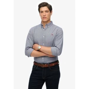 Superdry für Herren. M4011037A Camia Classic Oxford blau (L), Lässig, Baumwolle, Klassisch, Langarm Superdry für Herren. M4011037A Camia Classic Oxford blau (L), Lässig, Baumwolle, Klassisch, Langarm