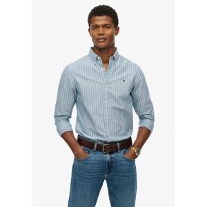 Superdry für Herren. M4011037A Klassisches Oxford-Hemd grün (M), Lässig, Baumwolle, Langarm Superdry für Herren. M4011037A Klassisches Oxford-Hemd grün (M), Lässig, Baumwolle, Langarm