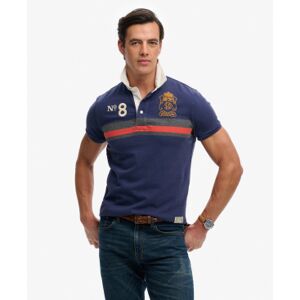 Superdry für Herren. M1110484A Poloshirt Double Emblem navy (M), Lässig, Baumwolle, Kurzarm, Marine Superdry für Herren. M1110484A Poloshirt Double Emblem navy (M), Lässig, Baumwolle, Kurzarm, Marine