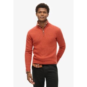 Superdry für Herren. M6110640A Bestickter Pullover Essential orange (XL), Lässig, Wolle Superdry für Herren. M6110640A Bestickter Pullover Essential orange (XL), Lässig, Wolle