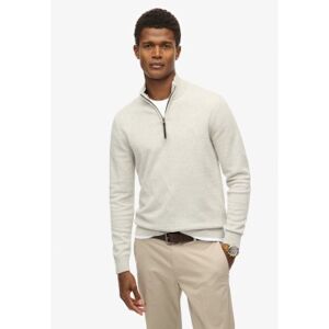 Superdry für Herren. M6110690A Essentials Pullover mit halbem Reißverschluss grau (XXL), Lässig, Baumwolle Superdry für Herren. M6110690A Essentials Pullover mit halbem Reißverschluss grau (XXL), Lässig, Baumwolle