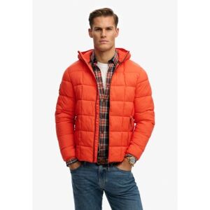 Superdry für Herren. M5012340A Box Quilt Fuji Lite Jacke orange (M), Lässig, Recyceltes Nylon Superdry für Herren. M5012340A Box Quilt Fuji Lite Jacke orange (M), Lässig, Recyceltes Nylon