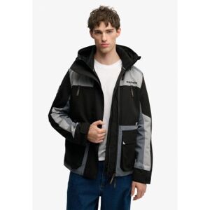 Superdry für Herren. M5012326A Block Windbreaker Jacke schwarz (XL), Lässig, Recyceltes Polyester Superdry für Herren. M5012326A Block Windbreaker Jacke schwarz (XL), Lässig, Recyceltes Polyester