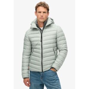 Superdry für Herren. M5011906A Steppjacke mit Kapuze Fuji Sport grau (L), Lässig, Nachhaltig, Recyceltes Nylon Superdry für Herren. M5011906A Steppjacke mit Kapuze Fuji Sport grau (L), Lässig, Nachhaltig, Recyceltes Nylon