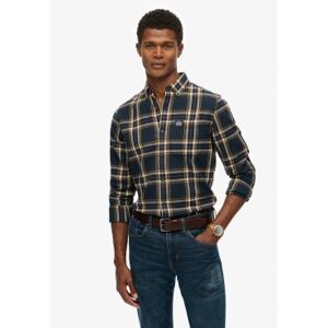 Superdry für Herren. M4011047A Holzfällerhemd navy (XL), Lässig, Baumwolle, Langarm, Marine Superdry für Herren. M4011047A Holzfällerhemd navy (XL), Lässig, Baumwolle, Langarm, Marine
