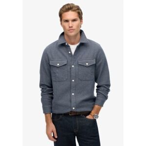 Superdry für Herren. M4011019A Merchant Heavy Flannel Hemd blau (XXL), Lässig, Baumwolle, Langarm Superdry für Herren. M4011019A Merchant Heavy Flannel Hemd blau (XXL), Lässig, Baumwolle, Langarm