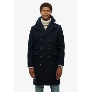 Superdry für Herren. M5011884A Merchant Langer marineblauer Mantel (M), Lässig, Wolle, Klassisch Superdry für Herren. M5011884A Merchant Langer marineblauer Mantel (M), Lässig, Wolle, Klassisch