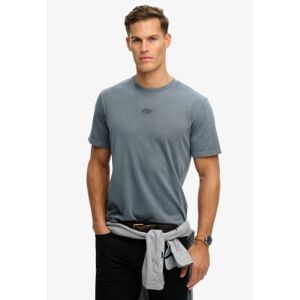 Superdry für Herren. M1012366A Micro Logo T-shirt blau (L), Lässig, Baumwolle, Kurzarm Superdry für Herren. M1012366A Micro Logo T-shirt blau (L), Lässig, Baumwolle, Kurzarm