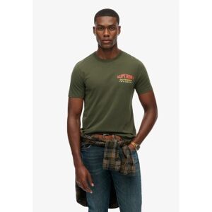 Superdry für Herren. M1012242A Mountain Relaxed T-shirt grün (L), Lässig, Baumwolle, Kurzarm Superdry für Herren. M1012242A Mountain Relaxed T-shirt grün (L), Lässig, Baumwolle, Kurzarm