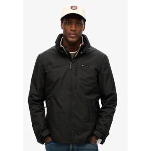 Superdry für Herren. M5012163A Non Hood Logo Windbreaker Jacke schwarz (S), Lässig, Polyester Superdry für Herren. M5012163A Non Hood Logo Windbreaker Jacke schwarz (S), Lässig, Polyester