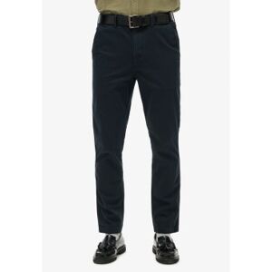 Superdry für Herren. M7011135A International marineblaue Chino-Hose (32/32), Lässig, Baumwolle Superdry für Herren. M7011135A International marineblaue Chino-Hose (32/32), Lässig, Baumwolle