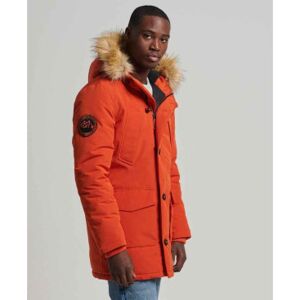 Superdry für Herren. M5011573A Kunstfell-Parka mit Kapuze Everest orange (S), Lässig, Polyester, Nachhaltig Superdry für Herren. M5011573A Kunstfell-Parka mit Kapuze Everest orange (S), Lässig, Polyester, Nachhaltig