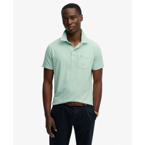 Superdry für Herren. M1110486A Polo Classic Baumwolle Leinen hellgrün (S), Lässig, Kurzarm Superdry für Herren. M1110486A Polo Classic Baumwolle Leinen hellgrün (S), Lässig, Kurzarm