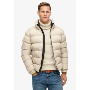 Superdry für Herren. M5011912A Beige gesteppte Sportjacke (L), Lässig, Recyceltes Polyester, Nachhaltig Superdry für Herren. M5011912A Beige gesteppte Sportjacke (L), Lässig, Recyceltes Polyester, Nachhaltig