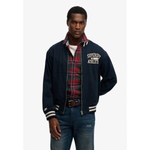 Superdry für Herren. M5012322A Twill Varsity Bomberjacke Navy (L), Lässig, Baumwolle, Marine Superdry für Herren. M5012322A Twill Varsity Bomberjacke Navy (L), Lässig, Baumwolle, Marine