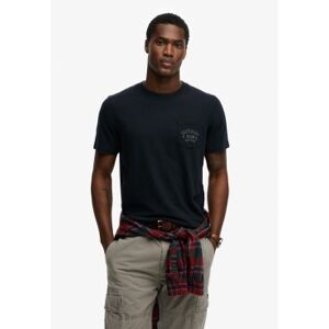 Superdry für Herren. M1012368A Vintage Prep T-shirt navy (S), Lässig, Baumwolle, Kurzarm, Marine Superdry für Herren. M1012368A Vintage Prep T-shirt navy (S), Lässig, Baumwolle, Kurzarm, Marine