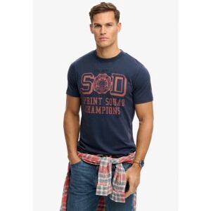 Superdry für Herren. M1012363A Vintage Prep Entspanntes T-shirt navy (S), Lässig, Baumwolle, Kurzarm, Marine Superdry für Herren. M1012363A Vintage Prep Entspanntes T-shirt navy (S), Lässig, Baumwolle, Kurzarm, Marine
