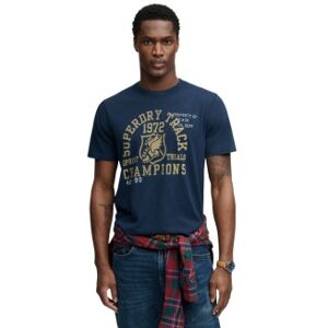 Superdry für Herren. M1012363A Vintage Relaxed T-shirt navy (XL), Lässig, Baumwolle, Kurzarm, Marine Superdry für Herren. M1012363A Vintage Relaxed T-shirt navy (XL), Lässig, Baumwolle, Kurzarm, Marine