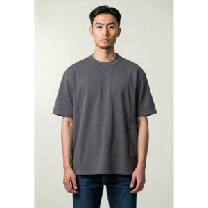 Ten c für Herren. 26CTCUH02015 Graues Kurzarm-T-Shirt (L), Lässig, Baumwolle Ten c für Herren. 26CTCUH02015 Graues Kurzarm-T-Shirt (L), Lässig, Baumwolle