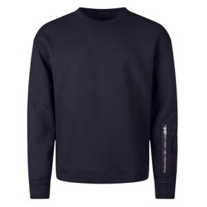 Ten c für Herren. 26CTCUF03010 Marineblauer Fleece-Pullover (L), Lässig, Baumwolle Ten c für Herren. 26CTCUF03010 Marineblauer Fleece-Pullover (L), Lässig, Baumwolle
