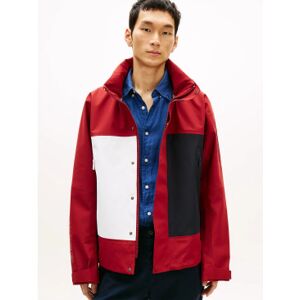 Tommy Hilfiger für Herren. MW0MW42511 Wasserdichte Regatta-Jacke rot (M), Lässig, Polyester Tommy Hilfiger für Herren. MW0MW42511 Wasserdichte Regatta-Jacke rot (M), Lässig, Polyester