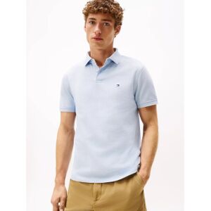 Tommy Hilfiger für Herren. MW0MW17770 1985 Blaues Piqué-Poloshirt (M), Lässig, Baumwolle, Kurzarm Tommy Hilfiger für Herren. MW0MW17770 1985 Blaues Piqué-Poloshirt (M), Lässig, Baumwolle, Kurzarm
