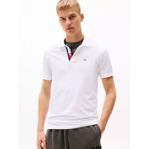 Tommy Jeans für Herren. DM0DM15370 TJM Slim Poloshirt weiß (XXL), Lässig, Kurzarm, Bio-Baumwolle, Nachhaltig Tommy Jeans für Herren. DM0DM15370 TJM Slim Poloshirt weiß (XXL), Lässig, Kurzarm, Bio-Baumwolle, Nachhaltig