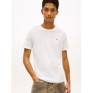 Tommy Jeans für Herren. DM0DM21579 3er-Set weiße Logo-Strick-T-Shirts (XL), Lässig, Baumwolle, Kurzarm Tommy Jeans für Herren. DM0DM21579 3er-Set weiße Logo-Strick-T-Shirts (XL), Lässig, Baumwolle, Kurzarm