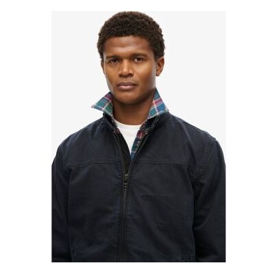 Superdry für Herren. M5011945A Klassische Harrington Jacke Marine (XL), Lässig, Bio-Baumwolle, Nachhaltig Superdry für Herren. M5011945A Klassische Harrington Jacke Marine (XL), Lässig, Bio-Baumwolle, Nachhaltig