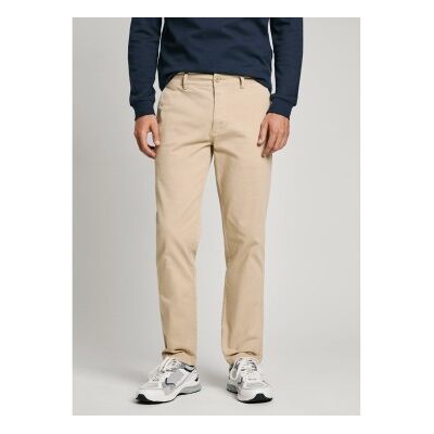 Pepe Jeans für Herren. PM211655 Beige Chino-Hose aus Slim Twill (28), Lässig, Baumwolle Pepe Jeans für Herren. PM211655 Beige Chino-Hose aus Slim Twill (28), Lässig, Baumwolle