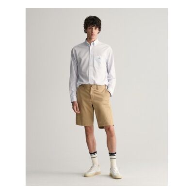 Gant für Herren. 205066 Relaxed Fit beige Twill-Shorts (38), Lässig, Baumwolle Gant für Herren. 205066 Relaxed Fit beige Twill-Shorts (38), Lässig, Baumwolle