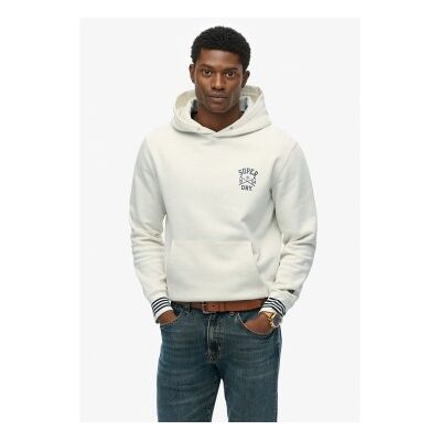 Superdry für Herren. M2014280A Athletic Club Hood Sweatshirt weiß (L), Lässig, Baumwolle Superdry für Herren. M2014280A Athletic Club Hood Sweatshirt weiß (L), Lässig, Baumwolle