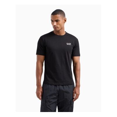 EA7 für Herren. 8NPT25_PJVPZ Core Identity T-shirt schwarz (M), Lässig, Sportlich, Baumwolle, Multisport, Kurzarm EA7 für Herren. 8NPT25_PJVPZ Core Identity T-shirt schwarz (M), Lässig, Sportlich, Baumwolle, Multisport, Kurzarm