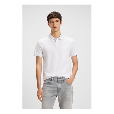 Boss für Herren. 50507803 Polo Passagier weiß (XXL), Lässig, Polyester, Kurzarm Boss für Herren. 50507803 Polo Passagier weiß (XXL), Lässig, Polyester, Kurzarm
