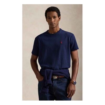 Polo Ralph Lauren für Herren. 710811284003 Classic Fit Heavyweight Strick-T-Shirt navy (XS), Lässig, Baumwolle, Kurzarm, Marine Polo Ralph Lauren für Herren. 710811284003 Classic Fit Heavyweight Strick-T-Shirt navy (XS), Lässig, Baumwolle, Kurzarm, Marine