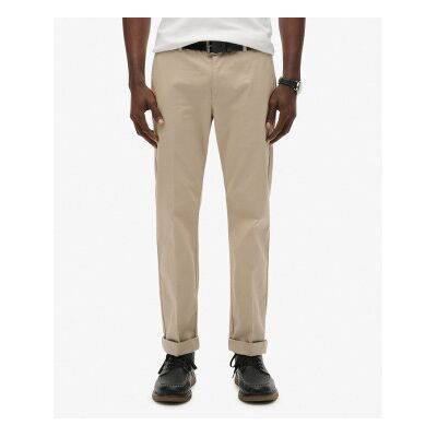 Superdry für Herren. M7011418A Premium Regular Regular Beige Chino-Hose (31/32), Lässig, Baumwolle Superdry für Herren. M7011418A Premium Regular Regular Beige Chino-Hose (31/32), Lässig, Baumwolle
