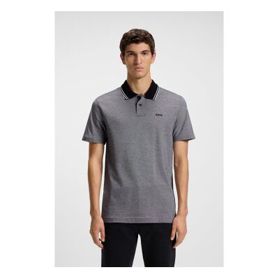 Boss für Herren. 50507814 Peoxford New Polohemd, schwarz (XL), Lässig, Baumwolle, Kurzarm Boss für Herren. 50507814 Peoxford New Polohemd, schwarz (XL), Lässig, Baumwolle, Kurzarm