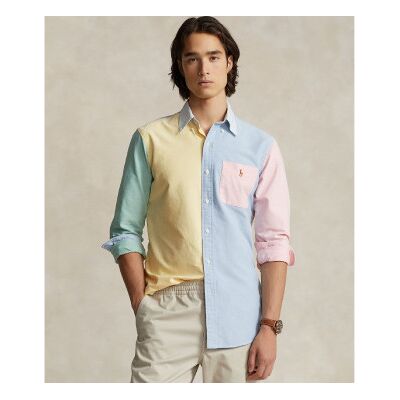 Polo Ralph Lauren für Herren. 710928919001 Mehrfarbiges Oxford Fun Shirt (L), Lässig, Baumwolle, Langarm Polo Ralph Lauren für Herren. 710928919001 Mehrfarbiges Oxford Fun Shirt (L), Lässig, Baumwolle, Langarm